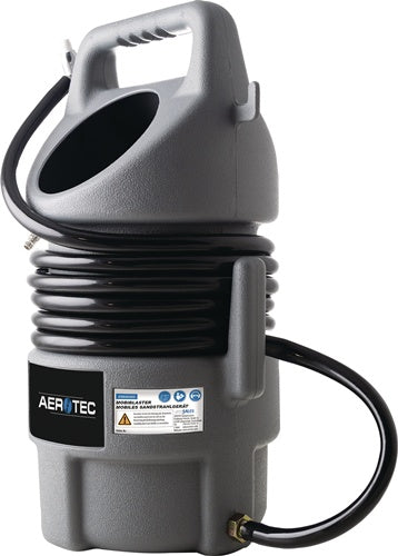 AEROTEC Mobiles Sandstrahlgerät 10 l Luftverbrauch 240 l/min Korngröße 0,4 - 0,8 mm 6,7 bar