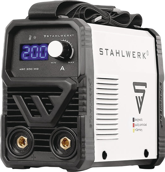 STAHLWERK ARC 200 MD Elektrodenschweißgerät 20–200 A mit Zubehör