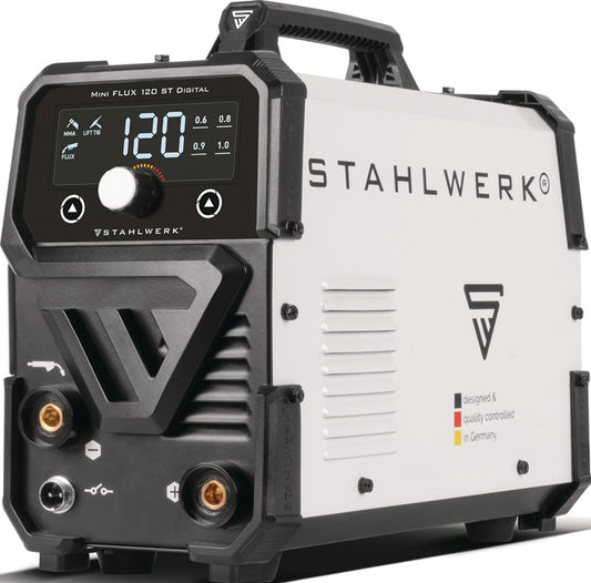 STAHLWERK Mini FLUX 120 ST Digital Fülldrahtschweißgerät 20–120 A