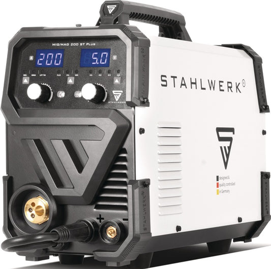 STAHLWERK MIG MAG 200 ST Plus Schweißgerät 20–200 A mit Zubehör