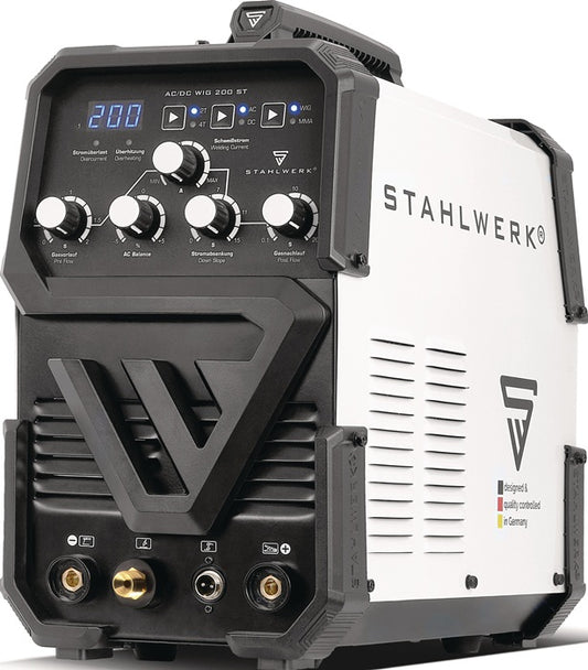 STAHLWERK AC/DC 200 ST WIG / TIG-Schweißgerät 10–200 A mit Zubehör