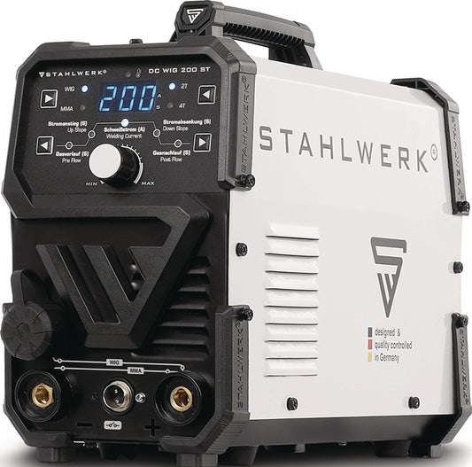 STAHLWERK DC 200 ST WIG / TIG-Schweißgerät 10–200 A mit Zubehör