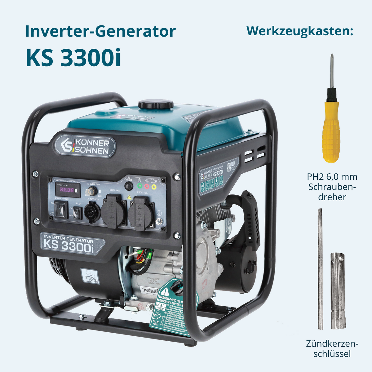 Inverter-Generator KS 3300i – Ansicht 2