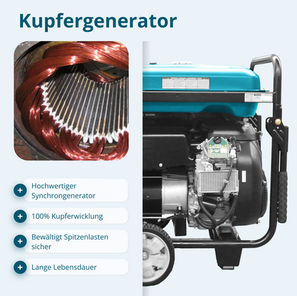 Benzin-Generator "Könner & Söhnen" KS 15-1E ATSR – Ansicht 3