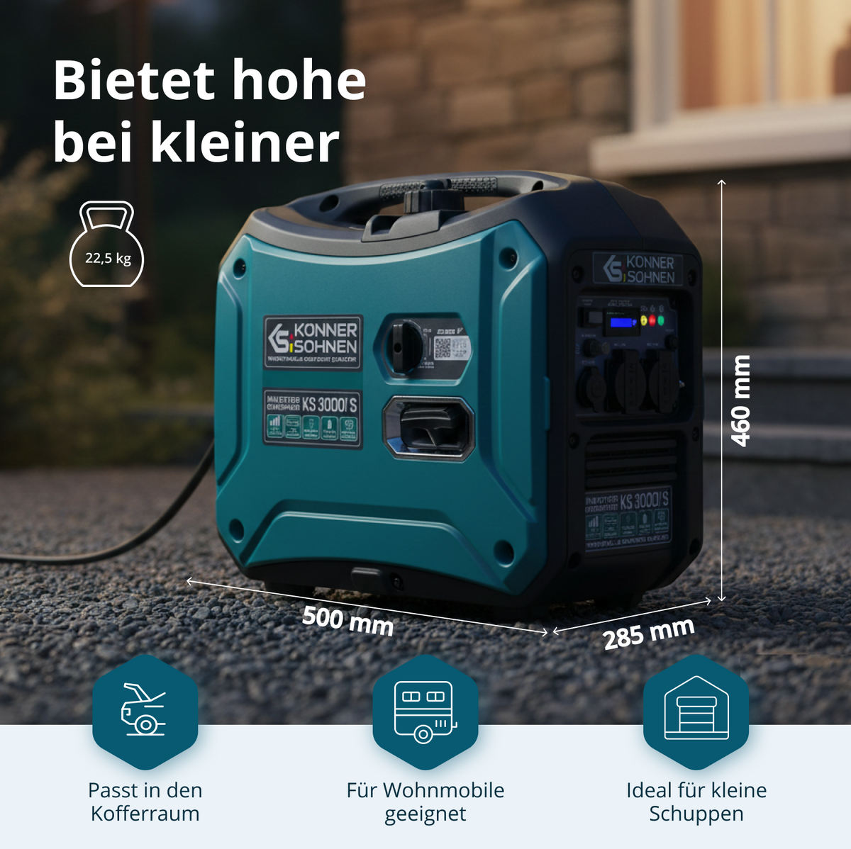 Invertergenerator KS 3000i S – Ansicht 3