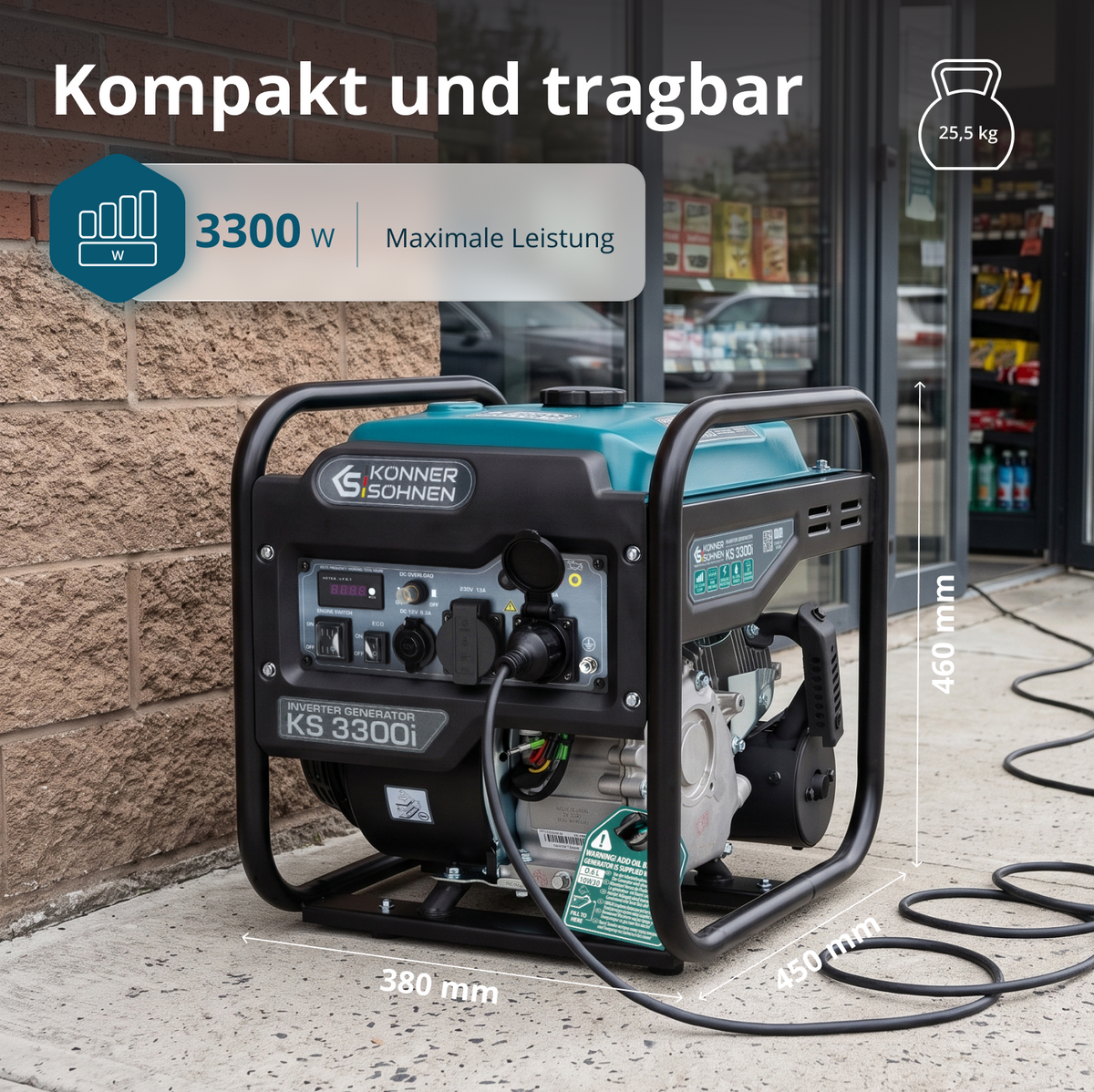 Inverter-Generator KS 3300i – Ansicht 3