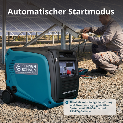 Gleichstromgenerator KS 48VGS-DC, Version 50–55V – Ansicht 3