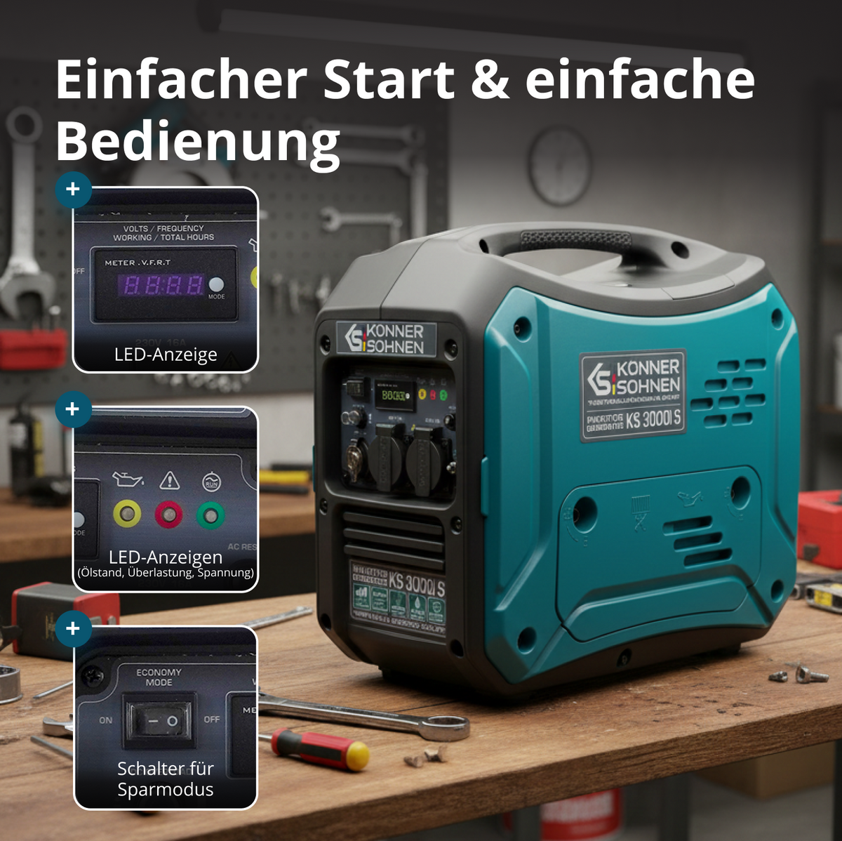 Invertergenerator KS 3000i S – Ansicht 8