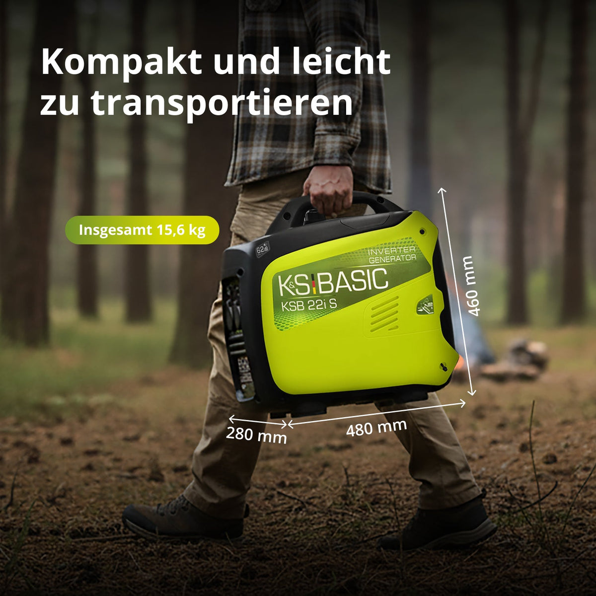 Inverter-Generator KSB 22i S – Ansicht 2