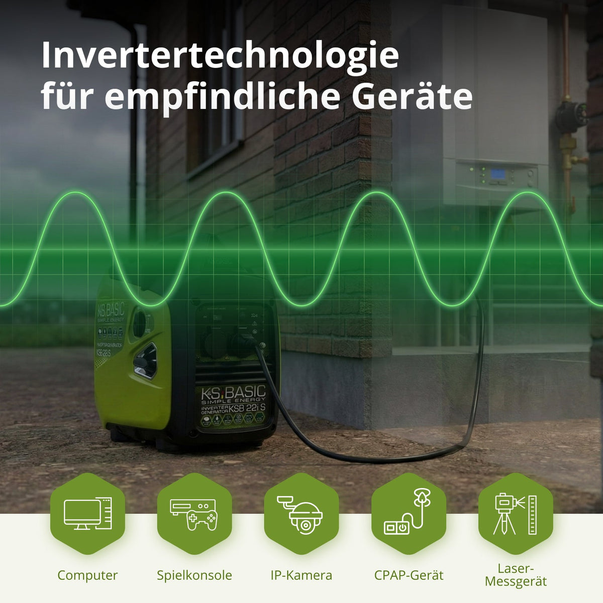 Inverter-Generator KSB 22i S – Ansicht 3