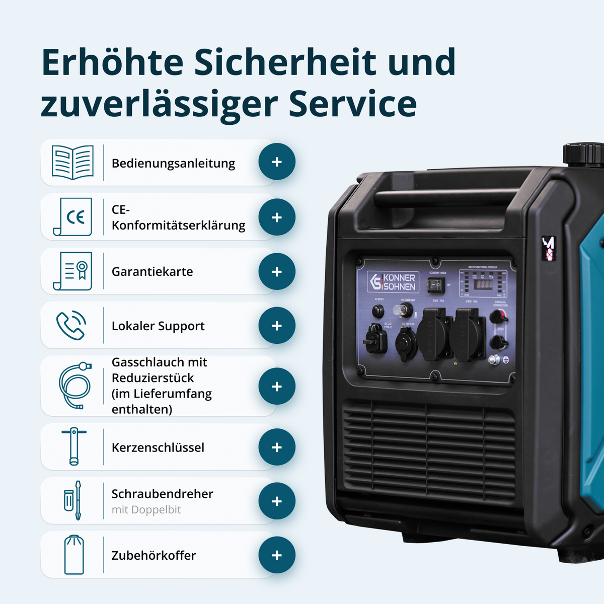 LPG/Benzin-Inverter-Generator KS 4000iEG S – Ansicht 11