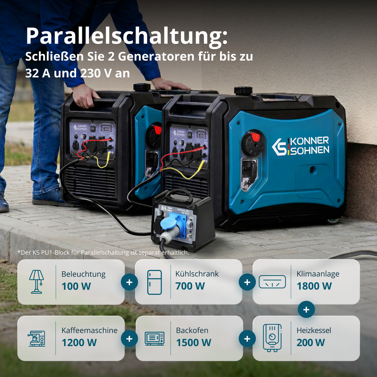 LPG/Benzin-Inverter-Generator KS 4000iEG S – Ansicht 5