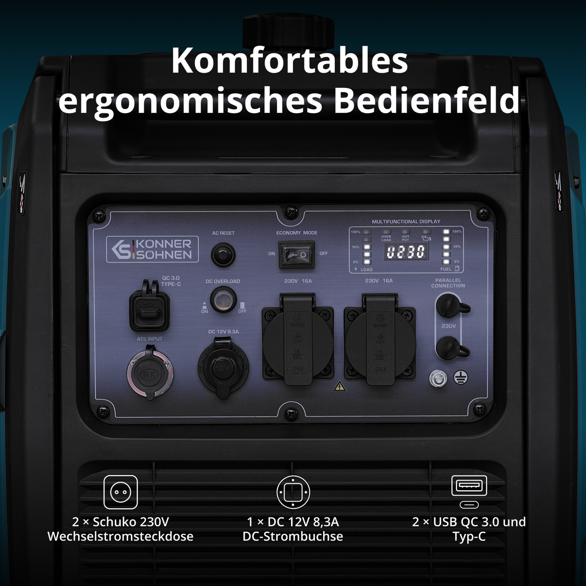 Inverter-Generator KS 4000iE S – Ansicht 7