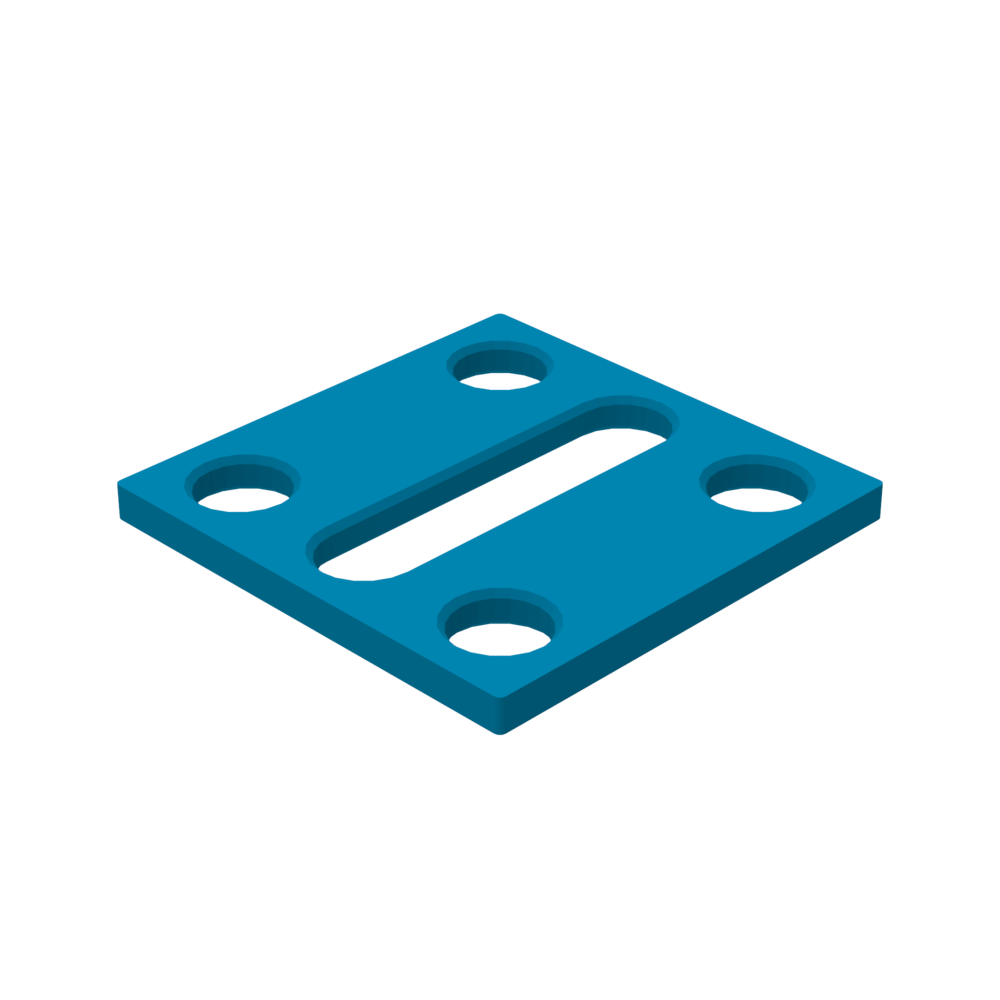 Anpassungsplatte 150×150 mm System Φ28 Seria PLUS (12mm)