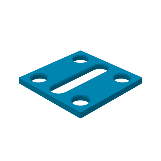 Anpassungsplatte 150×150 mm System Φ28 Seria PLUS (12mm)