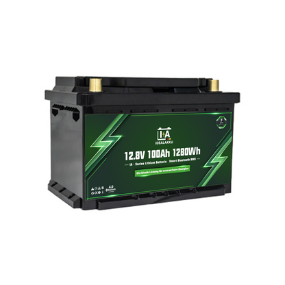 Idealakku IA-12-100-MINI LiFePO4 Batterie 12.8 V 100 Ah mit Bluetooth & Smart BMS