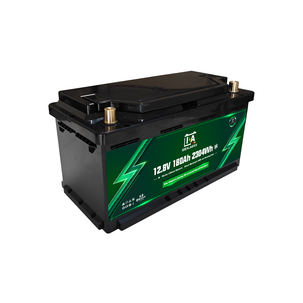 Idealakku IA-12-180H LiFePO4 Batterie 12.8 V 180 Ah mit Bluetooth & Smart BMS mit Heizung