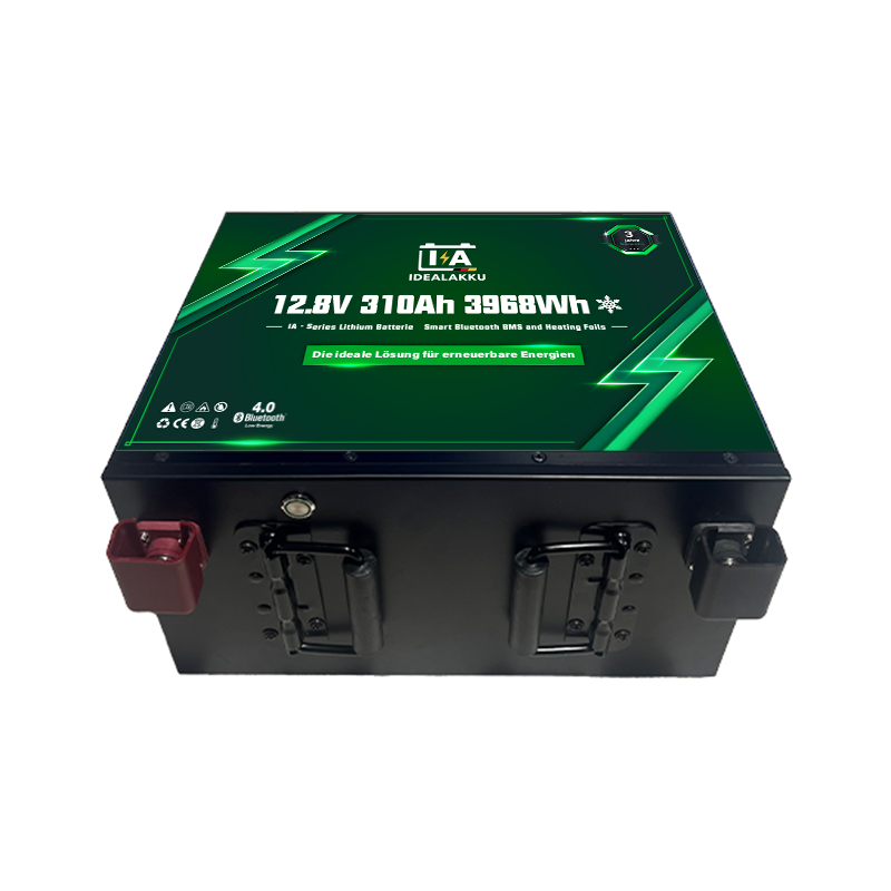 Idealakku IA-12-310H LiFePO4 Batterie 12.8 V 310 Ah mit Bluetooth & Smart BMS mit Heizung