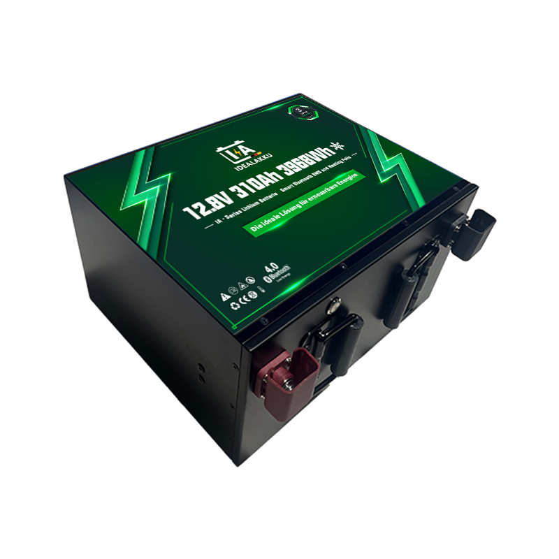Idealakku IA-12-310H LiFePO4 Batterie 12.8 V 310 Ah mit Bluetooth & Smart BMS mit Heizung