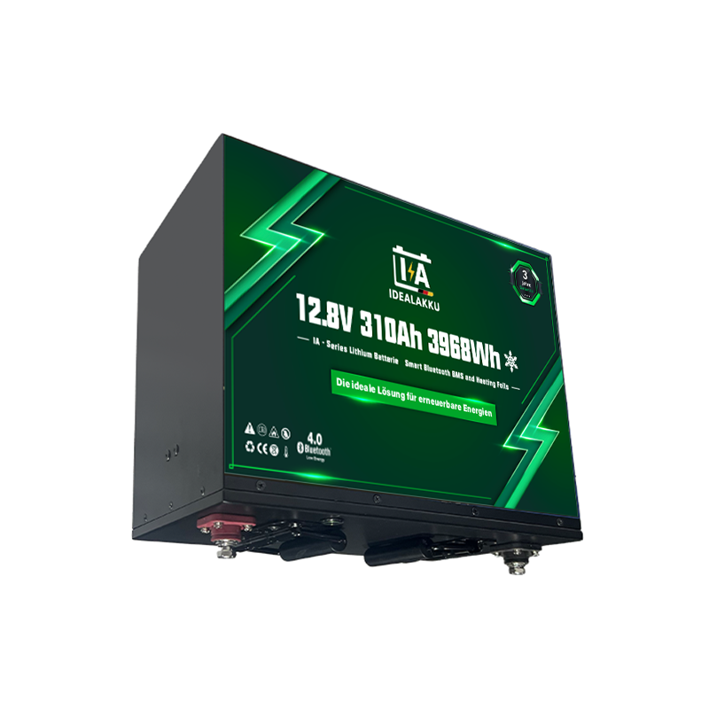 Idealakku IA-12-310H LiFePO4 Batterie 12.8 V 310 Ah mit Bluetooth & Smart BMS mit Heizung