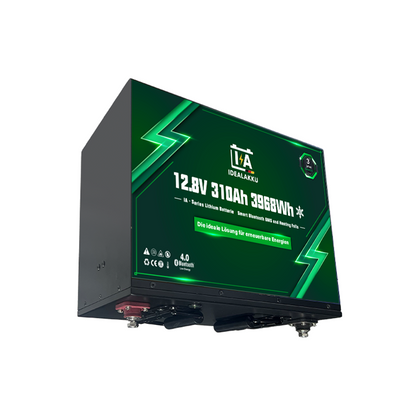 Idealakku IA-12-310H LiFePO4 Batterie 12.8 V 310 Ah mit Bluetooth & Smart BMS mit Heizung