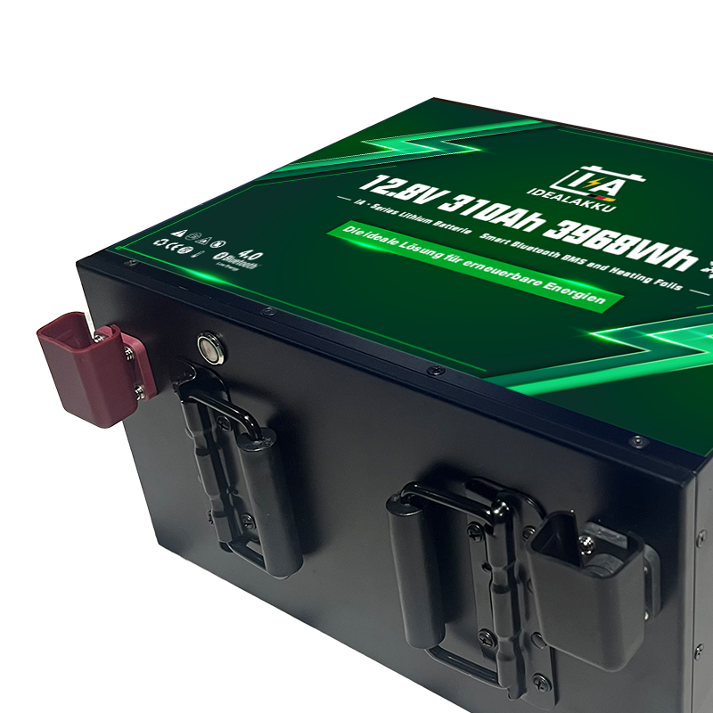 Idealakku IA-12-310H LiFePO4 Batterie 12.8 V 310 Ah mit Bluetooth & Smart BMS mit Heizung