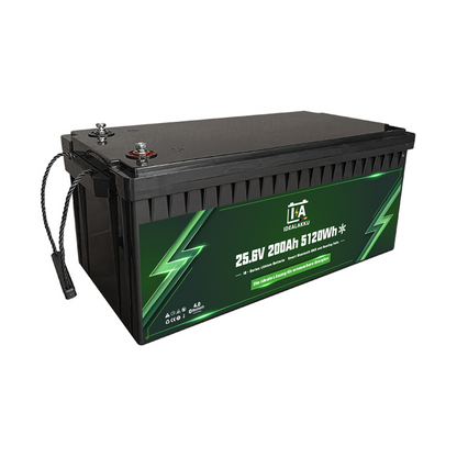 Idealakku IB-24-200 LiFePO4 Batterie 25.6 V 200 Ah mit Bluetooth & Smart BMS