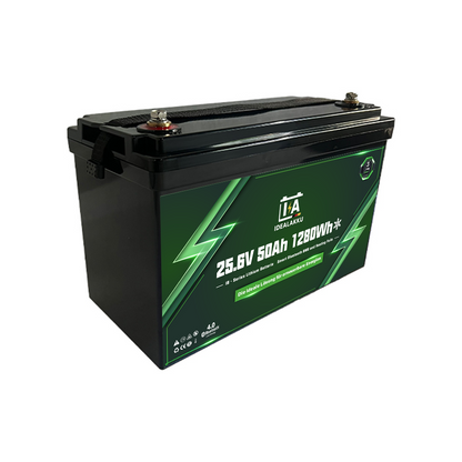 Idealakku IB-24-50H LiFePO4 Batterie 25.6 V 50 Ah mit Bluetooth & Smart BMS mit Heizung