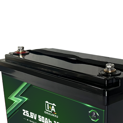 Idealakku IB-24-50H LiFePO4 Batterie 25.6 V 50 Ah mit Bluetooth & Smart BMS mit Heizung