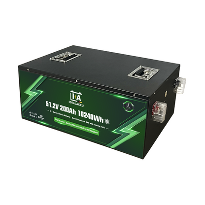 Idealakku IB-48-200H LiFePO4 Batterie 51.2 V 200 Ah mit Bluetooth & Smart BMS mit Heizung