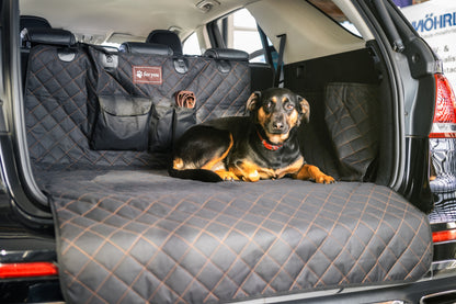 foryou® Auto Kofferraumschoner inkl. Hunde Kühldecke - Wasserabweisend und Kratzfest - Premium Qualität - universal