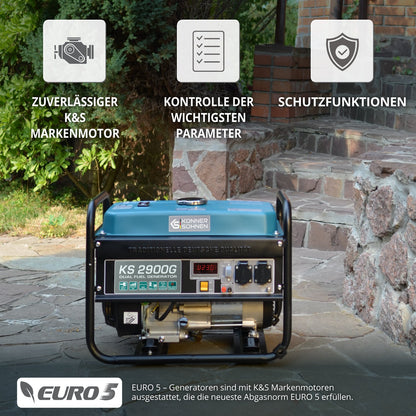 LPG/Benzin-Generator "Könner & Söhnen" KS 2900G – Ansicht 6