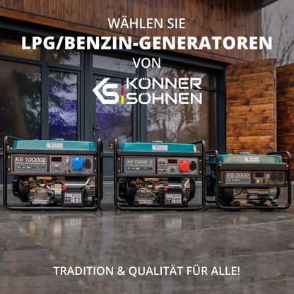LPG/Benzin-Generator "Könner & Söhnen" KS 2900G – Ansicht 10