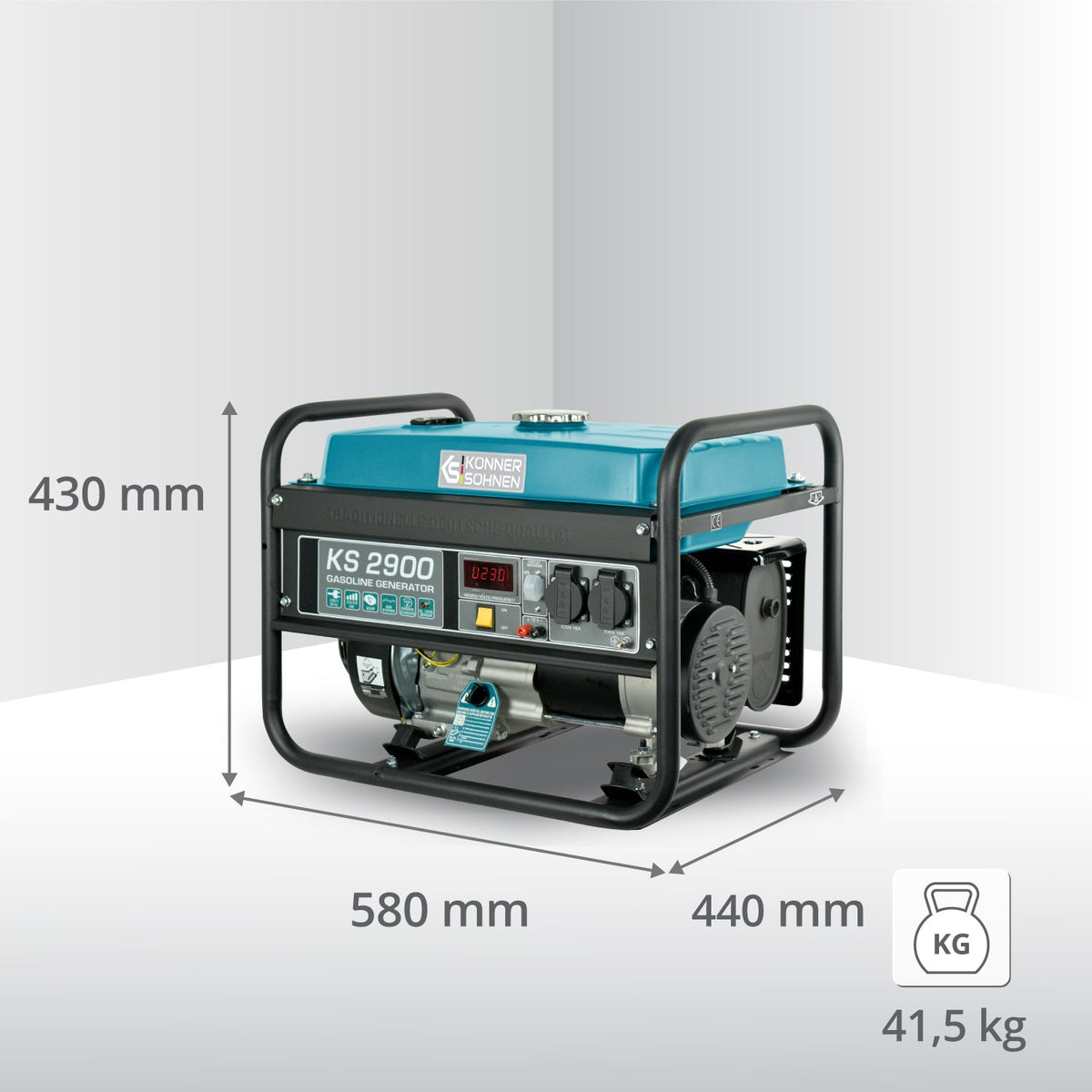 Benzin-Generator "Könner & Söhnen" KS 2900 – Ansicht 4