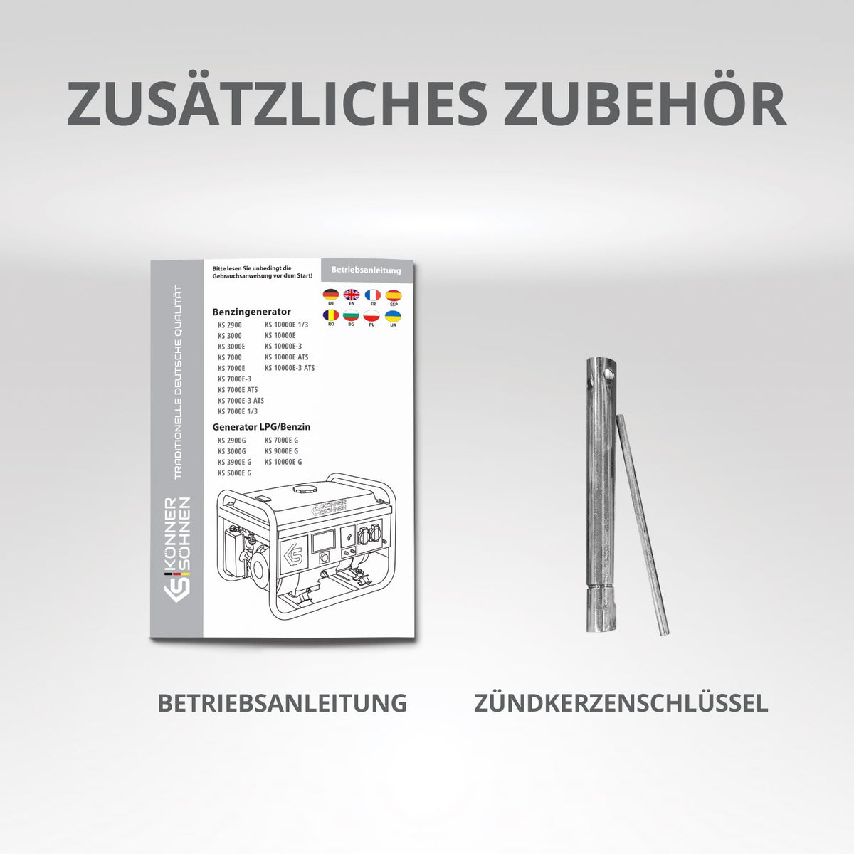 Benzin-Generator "Könner & Söhnen" KS 2900 – Ansicht 8