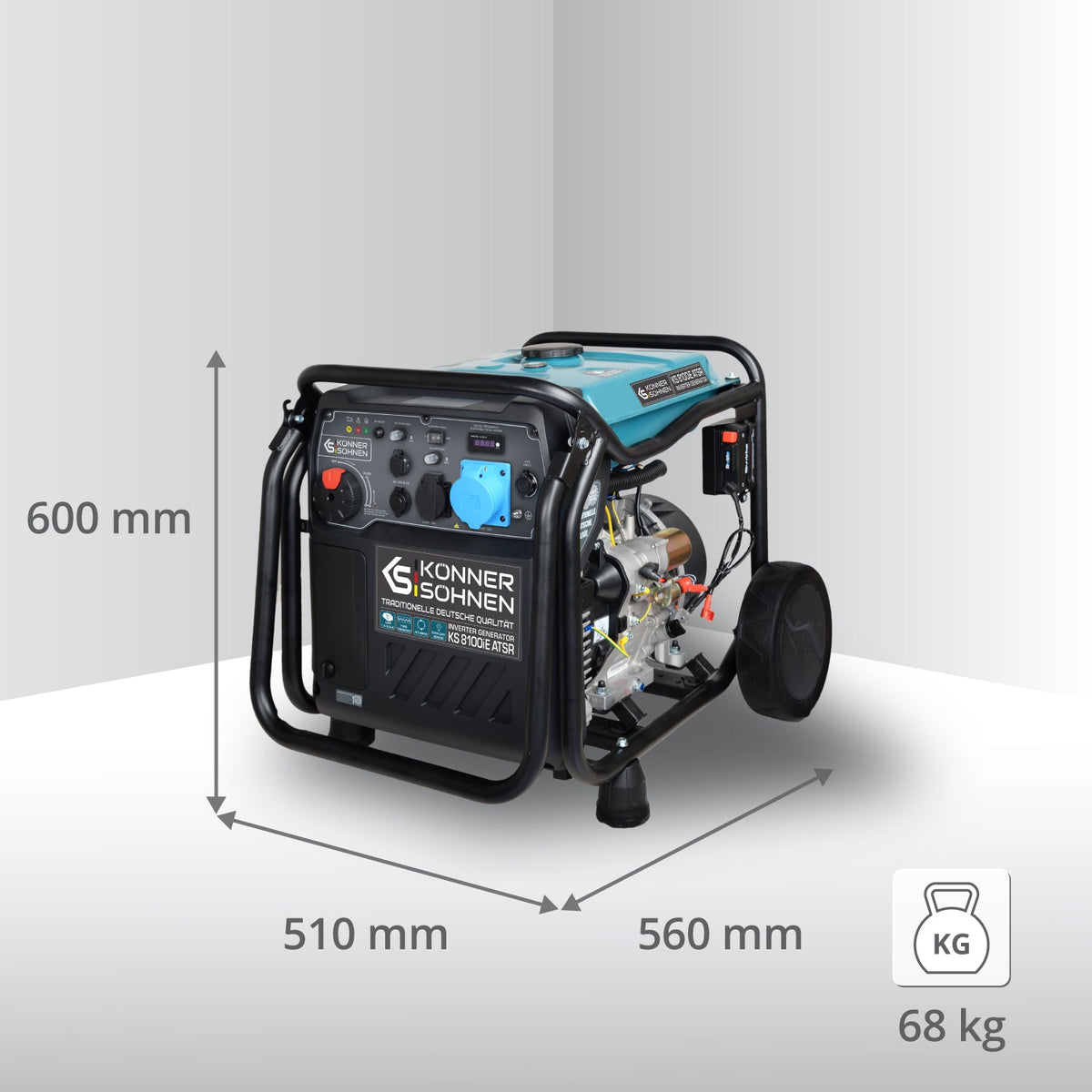 Inverter-Generator KS 8100iE ATSR – Ansicht 4