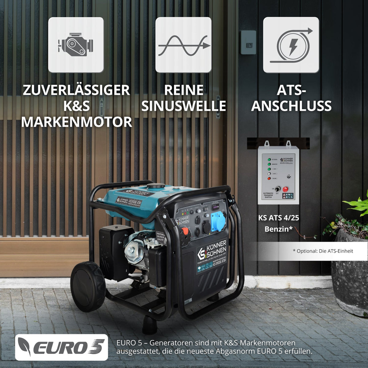 Inverter-Generator KS 8100iE ATSR – Ansicht 5
