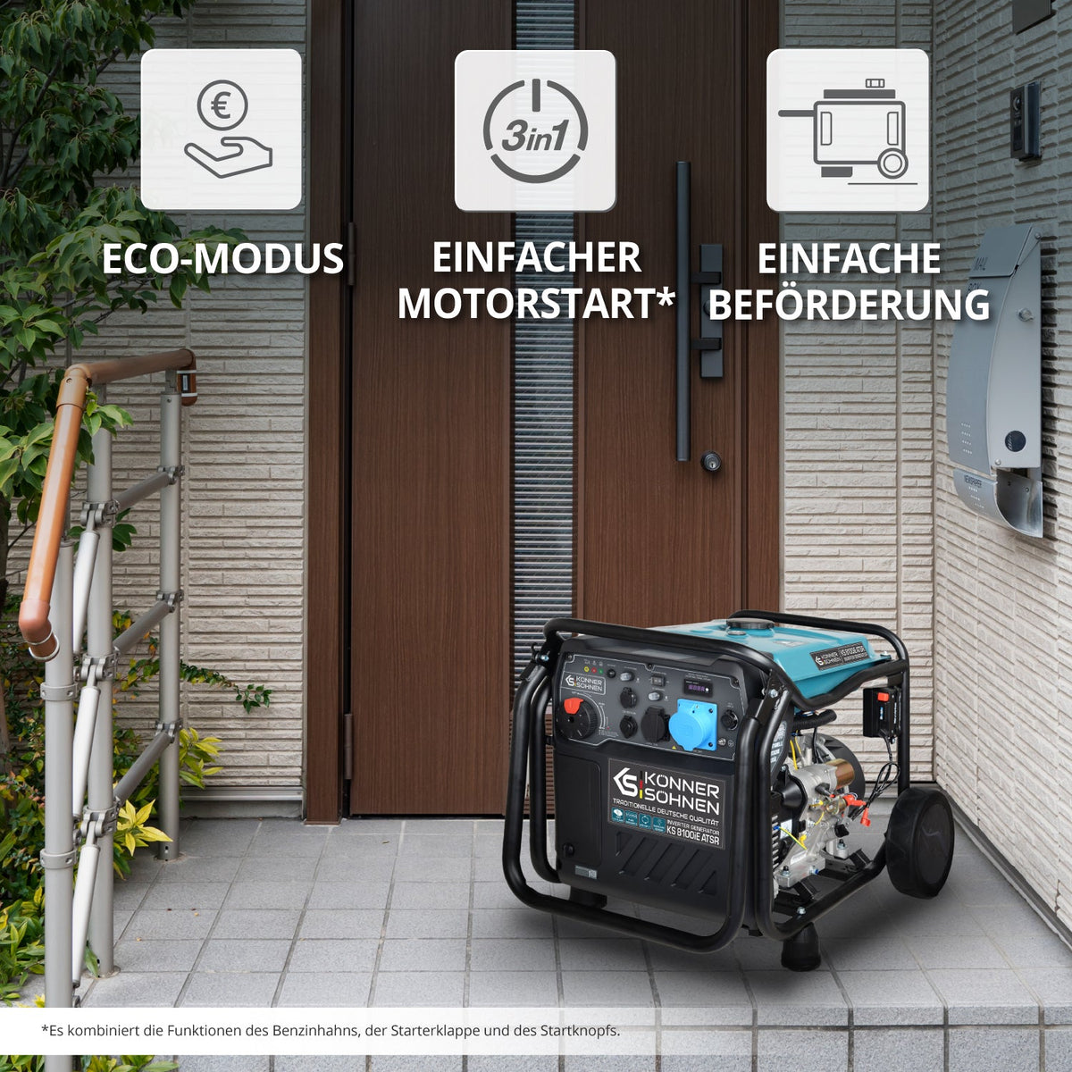 Inverter-Generator KS 8100iE ATSR – Ansicht 6