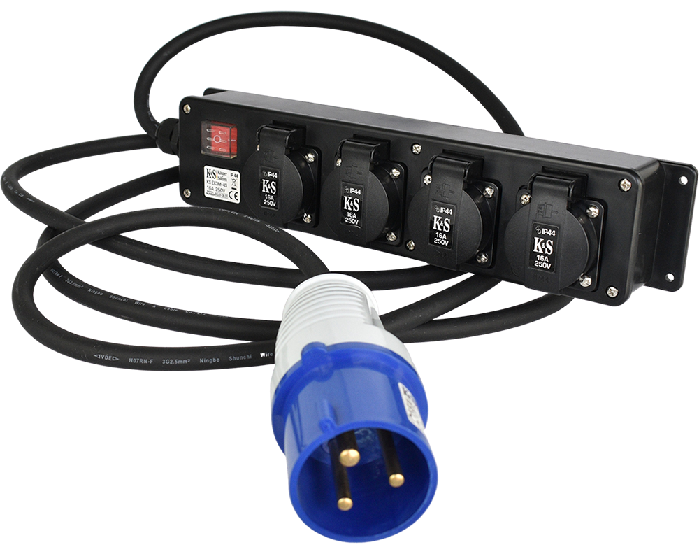 Steckdosenadapter KS EX3M-4S – Ansicht 2