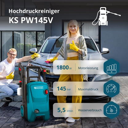Hochdruckreiniger KS PW145V – Ansicht 2
