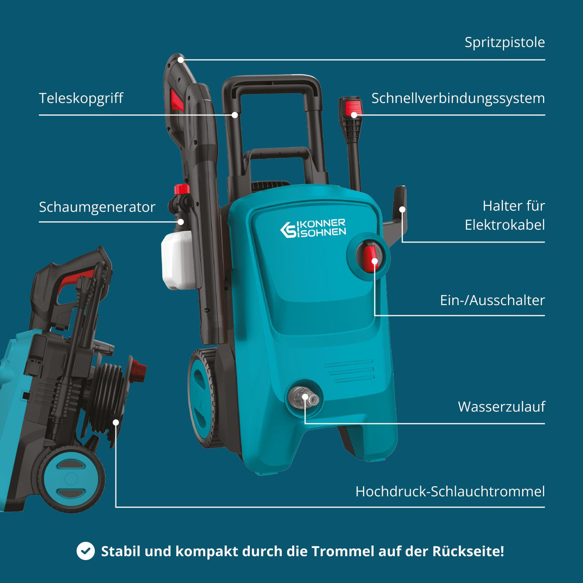 Hochdruckreiniger KS PW145V – Ansicht 7