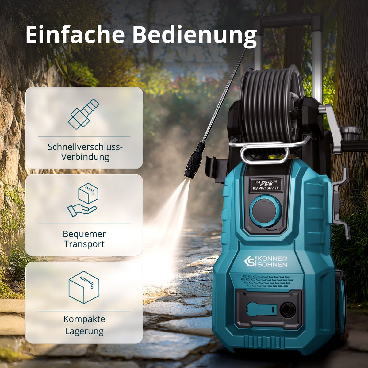 Hochdruckreiniger KS PW160V-BL – Ansicht 4