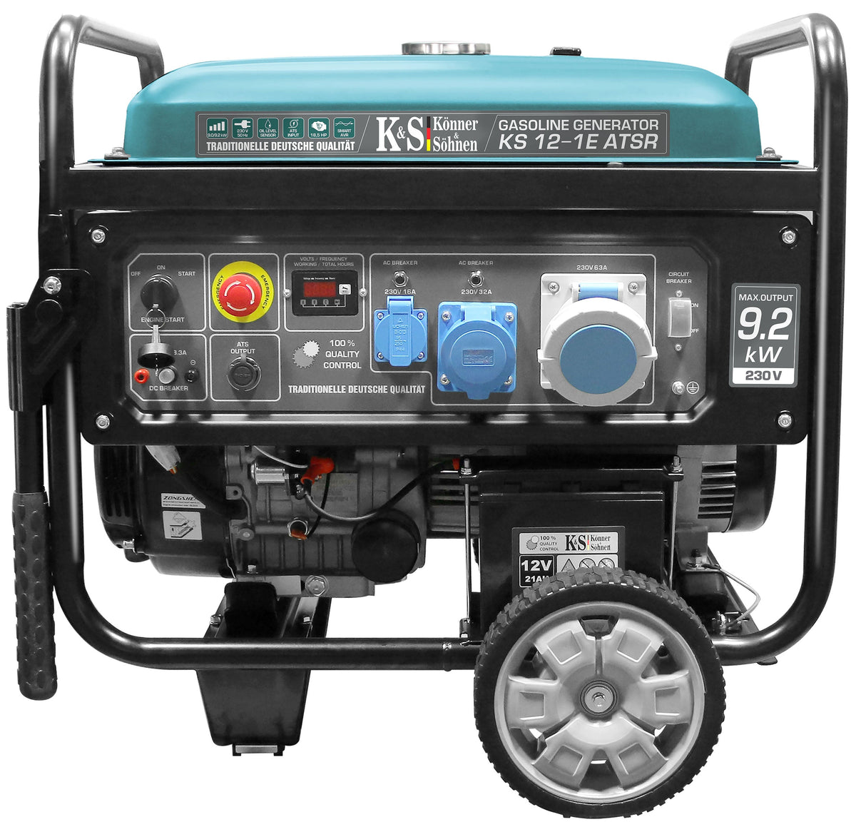 Benzingenerator "Könner & Söhnen" KS 12-1E ATSR – KS 12-1E ATSR