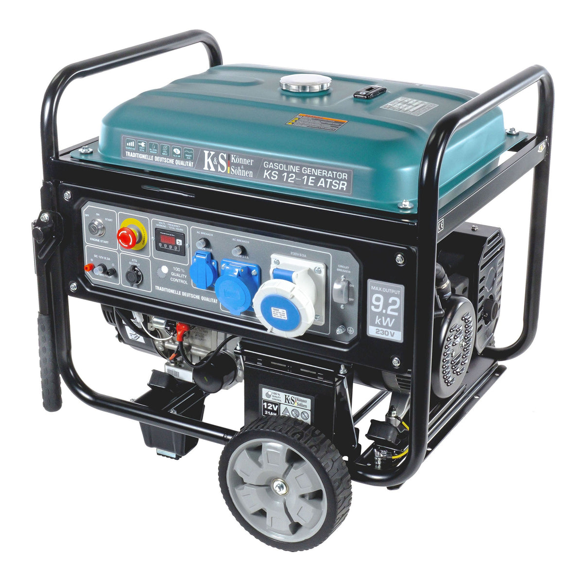 Benzingenerator "Könner & Söhnen" KS 12-1E ATSR – Ansicht 3