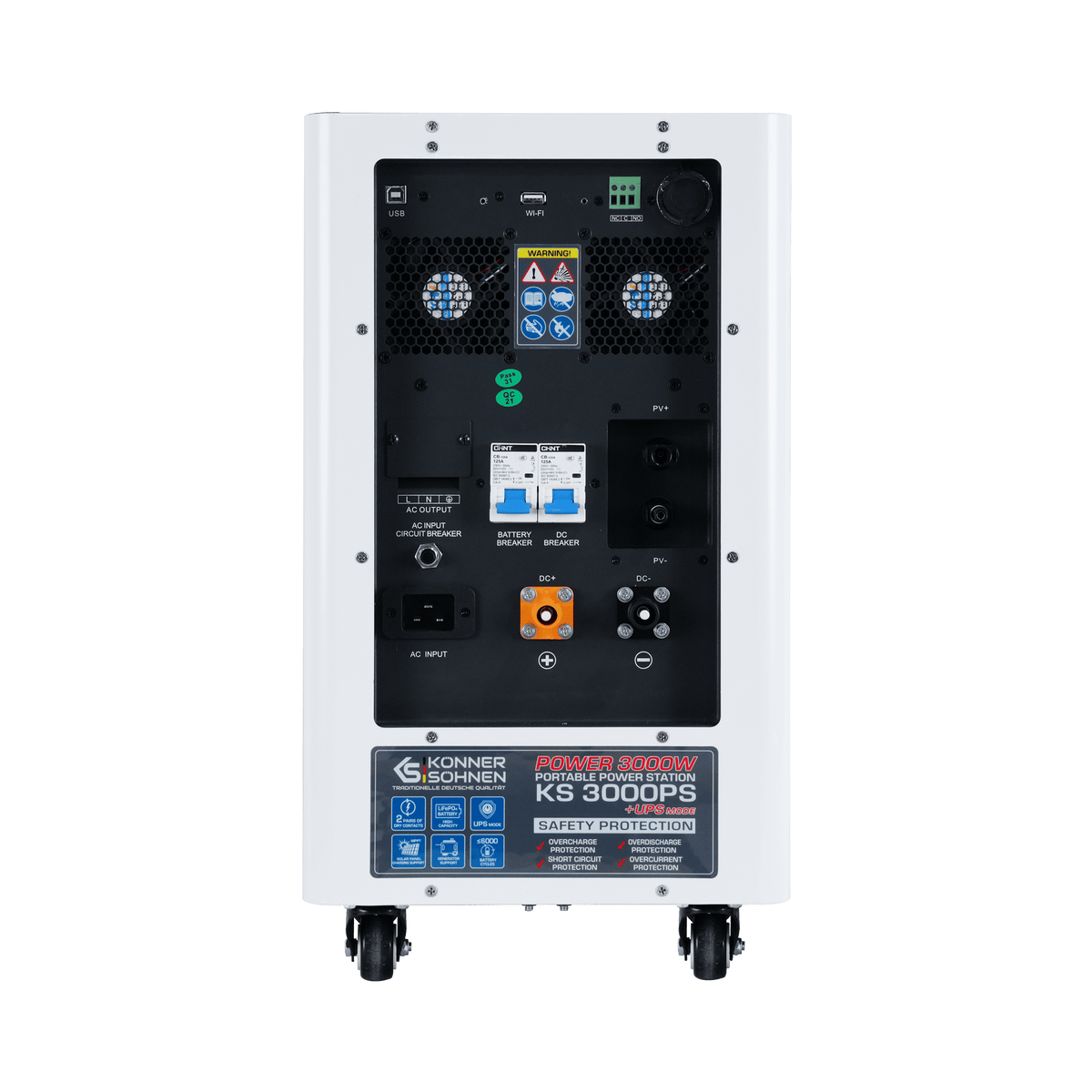 Tragbare 3-in-1-Stromstation KS 3000PS – Ansicht 17