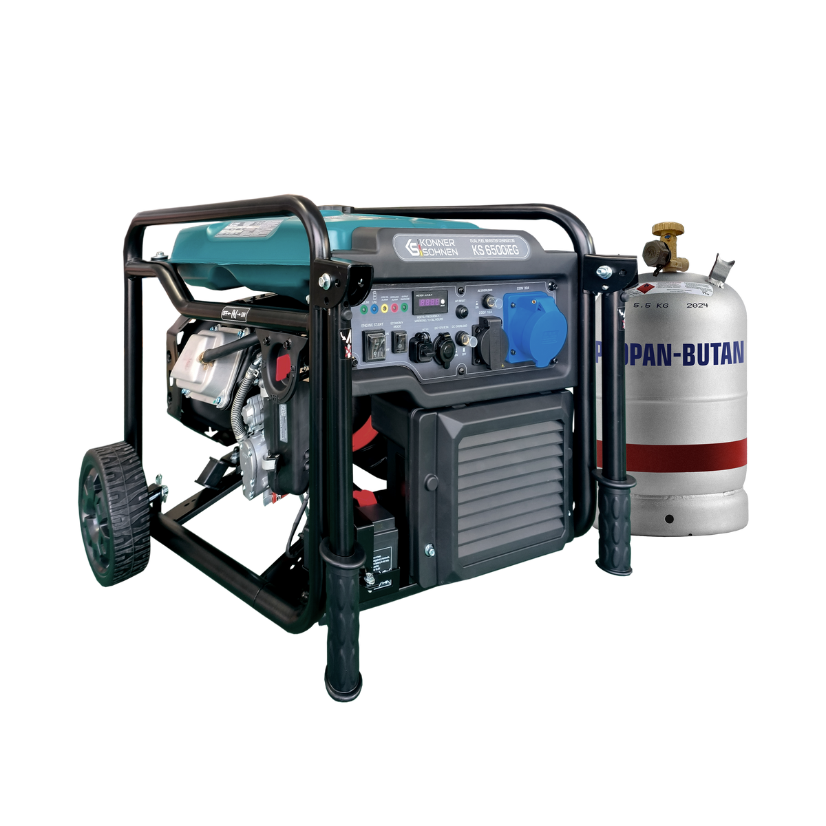 Inverter Generator KS 6500iEG (Benzin/Gas) – Ansicht 19