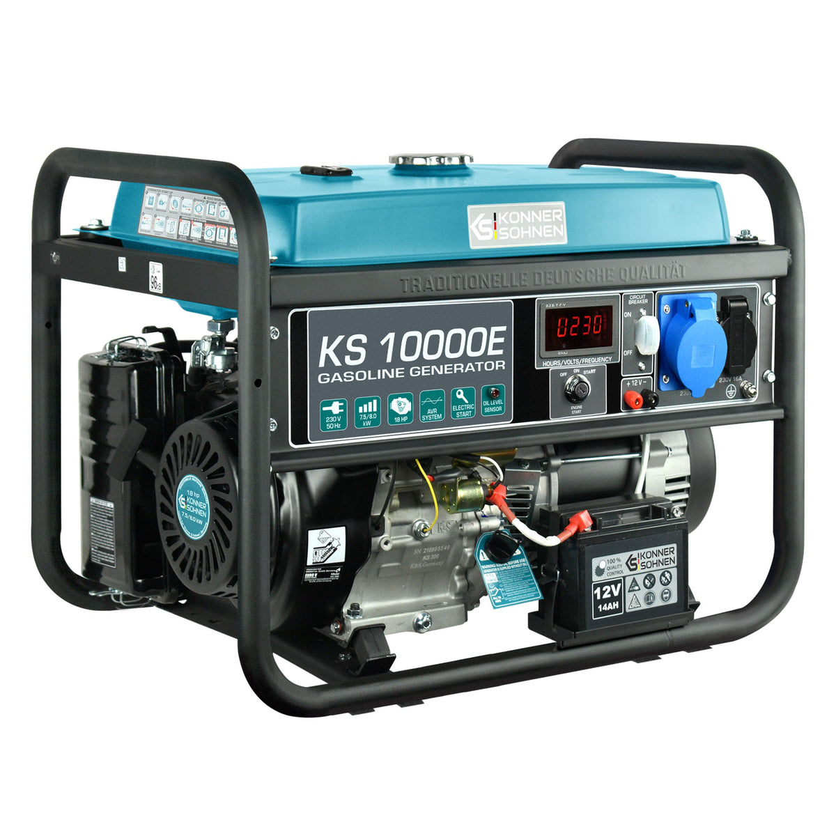 Benzin-Generator "Könner & Söhnen" KS 10000E – Ansicht 11