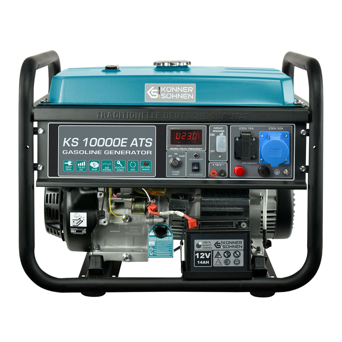 Benzin-Generator "Könner & Söhnen" KS 10000E ATS – KS 10000E ATS