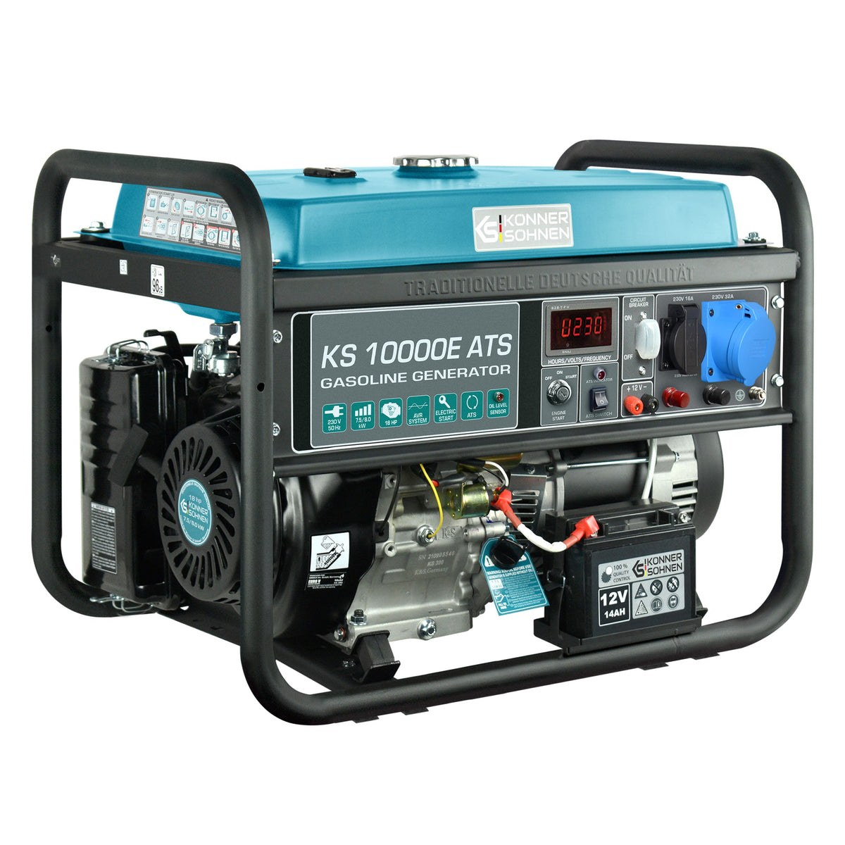 Benzin-Generator "Könner & Söhnen" KS 10000E ATS – Ansicht 12