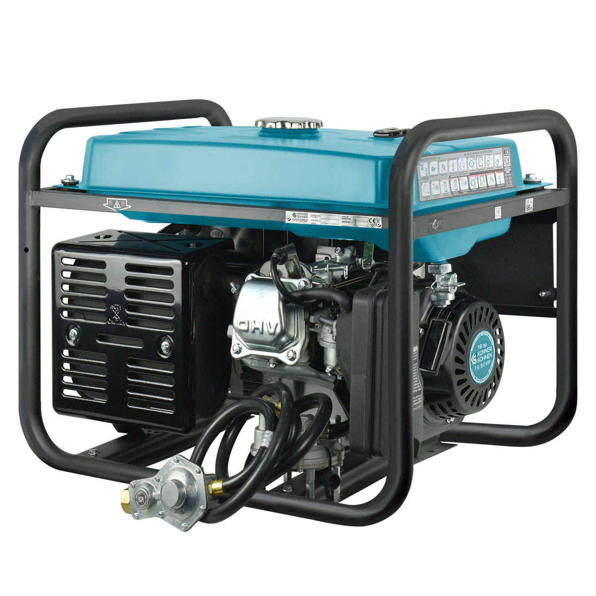 LPG/Benzin-Generator "Könner & Söhnen" KS 10000E G – Ansicht 15